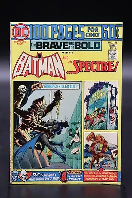 Buy Brave And The Bold (1955) #116 New Jim Aparo Story & Reprints 100 Pages FN+ • 13.98£