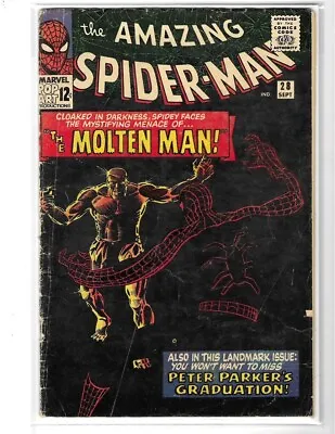 Buy Comic Book- Amazing Spider-Man #28 1st Molten Man Ditko & Lee 1965 • 85.43£