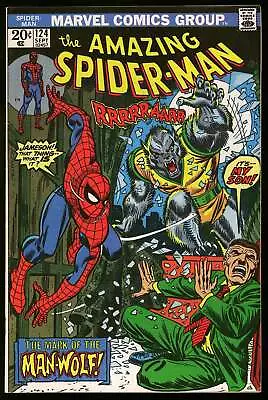 Buy Amazing Spider-Man #124 Marvel 1973 (VF) 1st Appearance Of Man-Wolf! L@@K! • 192.59£