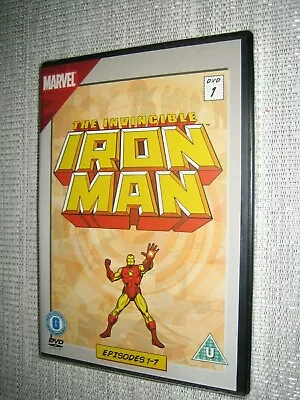 Buy The Invincible Iron Man Episodes 1 - 7 MARVEL {DVD} New  & Sealed - • 9.95£