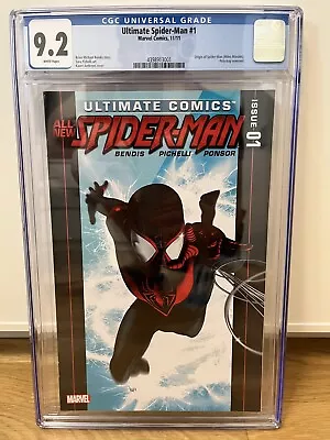 Buy Ultimate Comics All New Spider-Man 1 - CGC 9.2 WP, Marvel Key 2nd Miles Morales • 74.90£