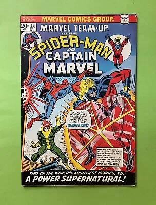 Buy Marvel Team-Up #16 | Dec 1973 | Spider-Man | Captain Marvel | 1st App. Basilisk • 17£