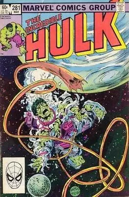 Buy Incredible Hulk (1962) # 281 (6.0-FN) Avengers, NO TATTOOZ 1983 • 5.40£