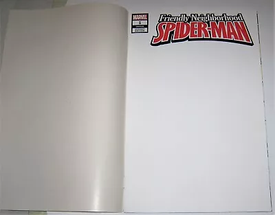 Buy FRIENDLY NEIGHBOURHOOD SPIDERMAN #1 🔑 BLANK VARIANT Stan Lee Marvel Comics MCU • 28£