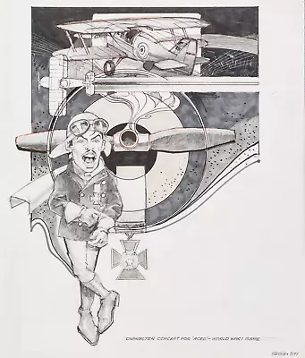 Buy Tony DeZuniga Original Art (11x16)- Sega Concept Ilustration: Racing Aces (1993) • 104.84£
