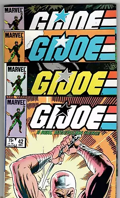 Buy G.I. Joe A Real American Hero # 42,43,44,45 (7.5) Marvel 1985,1986 Copper-Age • 23.26£