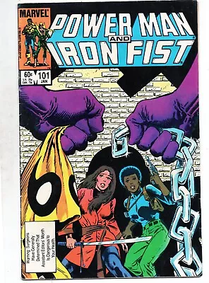Buy 75p Marvel Power Man Iron Fist 101 Comic Mid FN/VF 7.0 Bag & Board Bargain 1984 • 0.75£