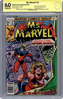 Buy Ms. Marvel #19 CBCS 6.0 Newsstand SS Shooter/Romita Jr./Claremont/McLeod 1978 • 93.36£
