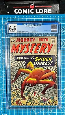 Buy Journey Into Mystery # 73  Cgc 6.5 1961  1st Spider-man Prototype • 772.73£