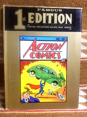 Buy FAMOUS FIRST EDITION ACTION COMICS #1 HARD BACK 1st SUPERMAN Treasury DC 1974 VF • 69.89£