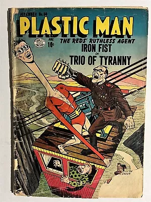 Buy Plastic Man #50 Quality Comics 1955 Golden Age Wwii Cover! • 20.96£