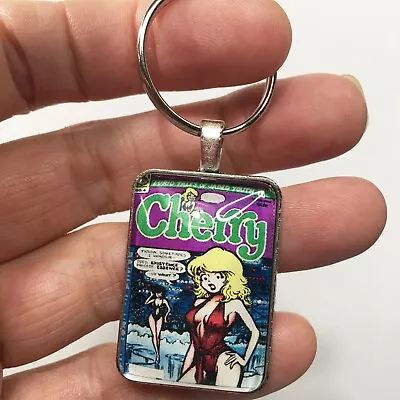 Buy Cherry #4 Cover Pendant With Key Ring And Necklace Comic Book Jewelry Poptart • 12.07£