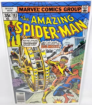 Buy Amazing Spider-man #183 Apparent Death Of Big Wheel *1978* 9.4 • 16.30£