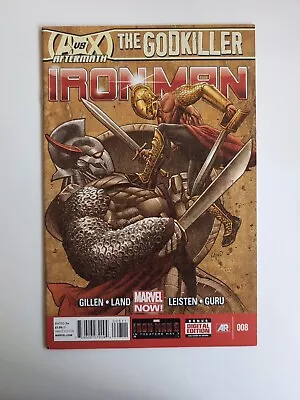 Buy Iron Man #8 The God Killer Marvel Now Comic Book 2013 FN • 3£