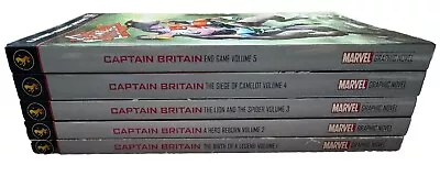 Buy Captain Britain Volume 1 2 3 4 5 Paperback Graphic Novels Panini/Marvel Uk • 49.99£