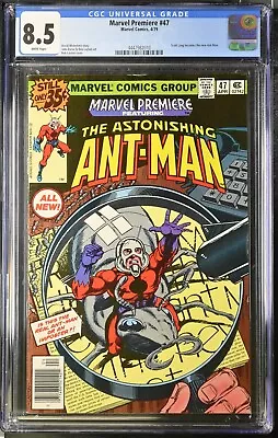 Buy Marvel Premiere #47 - Scott Lang Becomes Ant-Man - CGC 8.5 WHITE PAGES • 80.35£