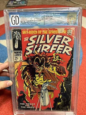 Buy Silver Surfer #3 1968 Marvel Comics 1st Appearance Of Mephisto Key Issue Non CGC • 124.25£