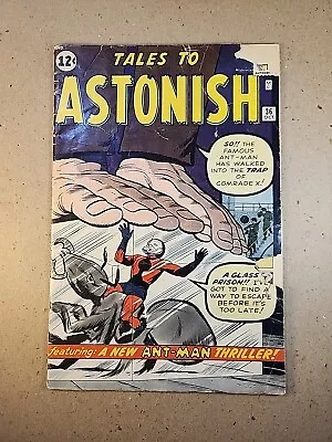 Buy Tales To Astonish Comic #36 (marvel,1962) 3rd Appearance Of Ant Man Silver Age ~ • 46.59£