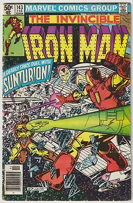 Buy The Invincible Iron Man #143 February 1981 1st Appearance Of Sunturion • 3.84£