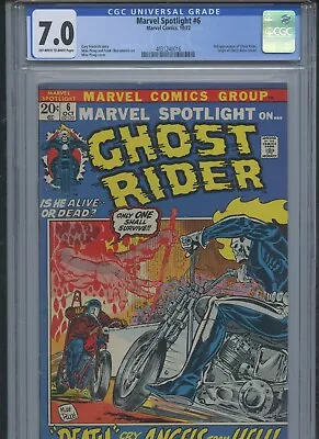 Buy Marvel Spotlight #6 1972 CGC 7.0 • 77.66£