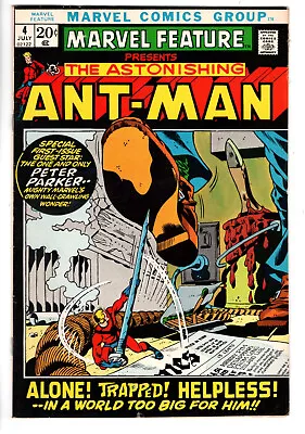 Buy Marvel Feature #4 (1972) - Grade 7.0 - 1st Bronze Age Appearance Ant-man! • 38.83£