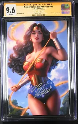 Buy Wonder Woman 80th Anniversary #1; CGC 9.6; Signed Mark Waid; Virgin Cover • 320.36£