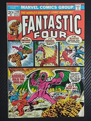 Buy 1973 Fantastic Four Marvel Comic Book #140  Annihilus  • 23.24£