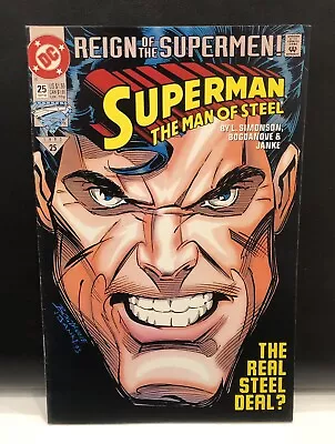 Buy Superman #25 Comic DC Comics Reign Of The Supermen 1993 • 2.20£