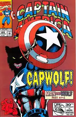 Buy Captain America (1st Series) #405 VF; Marvel | Capwolf - We Combine Shipping • 12.42£