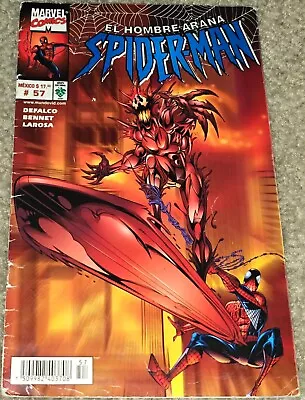 Buy Rare HTF Amazing Spider-Man 431 MX 1st Cover Cosmic Carnage 1998 Foreign Variant • 19.41£