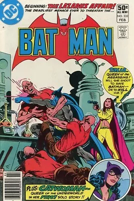 Buy DC Comics Comic Book #332 Batman Talia Ghul Catwoman Feb 1981 Grade FN- 5.5 • 6.21£