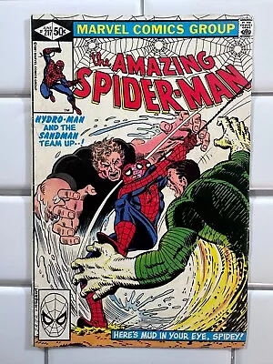 Buy The Amazing Spider-Man #217 (Marvel Comics 1981) Sandman Vs Hydro-man • 14.77£
