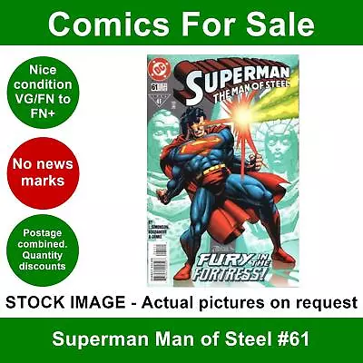 Buy DC Superman Man Of Steel #61 Comic - VG/FN+ 01 October 1996 • 3.49£