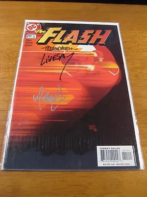 Buy Wow! THE FLASH #211 **3X SIGNED: PORTER! LIVESAY! TURNER!** COA! • 20.44£