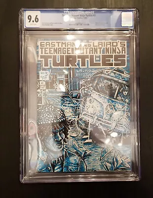 Buy Teenage Mutant Ninja Turtles 3 CGC 9.6 Wraparound Cover 1985 Kevin Eastman Art • 349.47£
