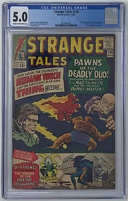 Buy Strange Tales #126 CGC 5.0 1964 1st App Clea & Dormammu • 271.81£