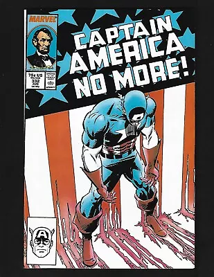 Buy Captain America #332 FNVF Zeck Steve Rogers Quits Super-Patriot (John Walker) • 10.87£