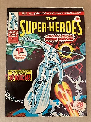 Buy 2 Comic's Of The Silver Surfer March 8th & 15th 1975 , The Super Heroes . • 40£