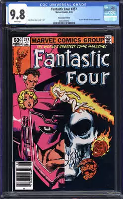 Buy Fantastic Four #257 Cgc 9.8 White Pages // Newsstand Edition Marvel Comics 1983 • 155.32£