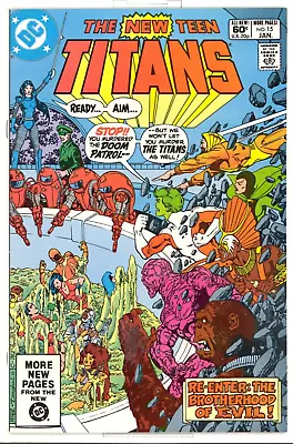 Buy The New Teen Titans #15 Near Mint/Mint (9.8) 1982 DC Comics • 31.03£