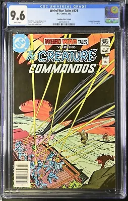 Buy Weird War Tales #121 CGC 9.6 Canadian Price NEWSSTAND Variant Trevor Von Eeden • 114.94£