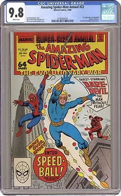 Buy Amazing Spider-Man Annual #22 CGC 9.8 1988 4148300003 • 112.61£
