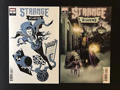 Buy Strange Academy #9 Cho Variant + #15 1st Print Marvel 2021 2022 (2 Comic Lot) • 9.33£