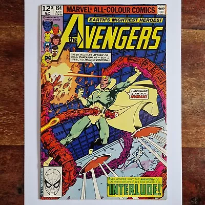 Buy Avengers 194 Comic / Marvel 1980 / High Grade • 4.99£