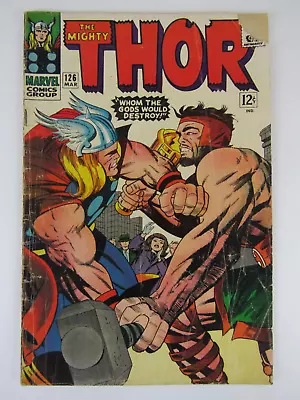 Buy Thor #126 (1965) Key 1st Issue Silver Age Hercules G/VG 2.5-3.0 JJ335 • 51.99£