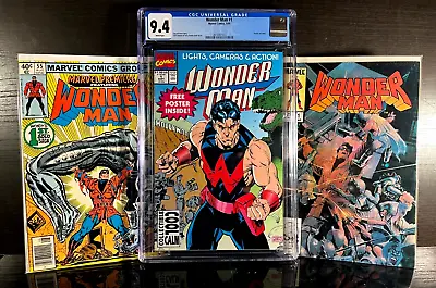 Buy First Issue Lot WONDER MAN 1 Cgc 9.4 1980 1985 1991 Marvel Premiere 55 1st Solo • 97.08£