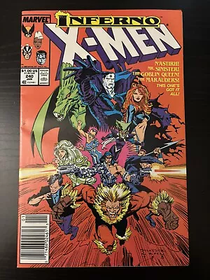 Buy Uncanny X-Men #240 1st App Goblin Queen Madelyn Prior Jean Grey 1988 Newsstand • 6.98£