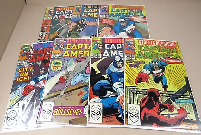 Buy Marvel Comics Captain America Streets Of Poison Complete Set 372-378 Exc Cond • 29.99£