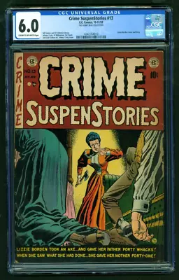 Buy Crime Suspenstories #13 1952 E.c. Comics Cgc Grade 6.0 Johnny Craig Cover • 621.25£