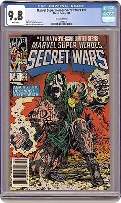 Buy Marvel Super Heroes Secret Wars #10N Newsstand Variant CGC 9.8 1985 4416099018 • 392.19£